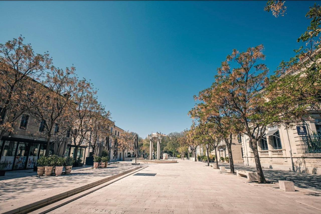 Roche Blanche - Terrasse Et Parking Appartement Nîmes Buitenkant foto